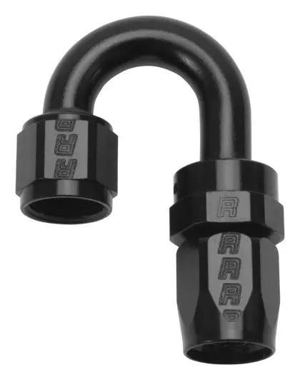 Russell Performance -6 An Black 180 Degree Full Flow Swivel Hose End 1