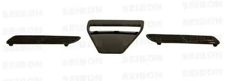 Seibon 08-09 Mitsubishi Evo X Carbon Fiber Hood Scoop 1