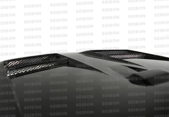 Seibon 08-09 Mitsubishi Lancer (Cya4/5A) Dv Style Carbon Fiber Hood 1