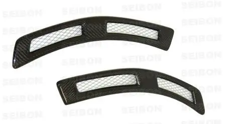 Seibon 08-10 Mitsubishi Evo X Carbon Fiber Fender Ducts 1