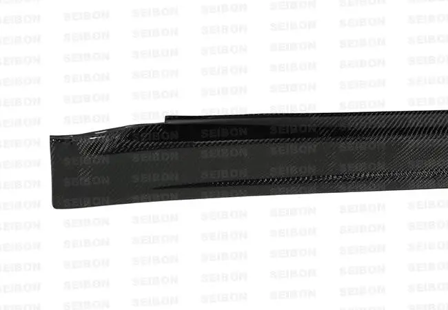 Seibon 08-10 Mitsubishi Evo X Vr-Style Carbon Fiber Side Skirts 1