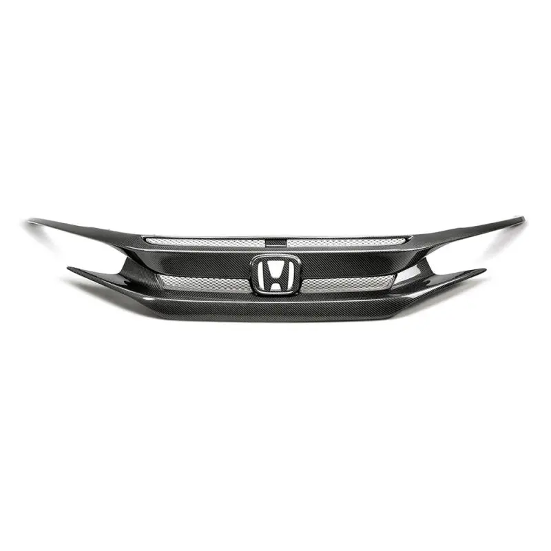 Seibon 16-18 Honda Civic Oem-Style Carbon Fiber Front Grill 1