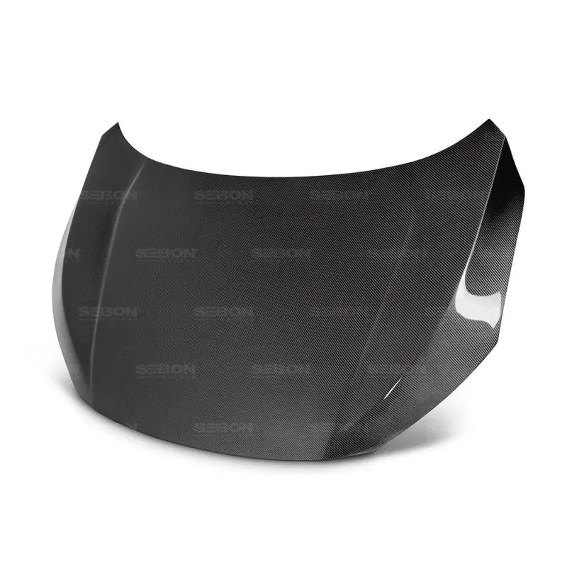 Seibon 2016-2020 Honda Civic Coupe/Sedan/Hatchback Oem Style Carbon Fiber Hood 1