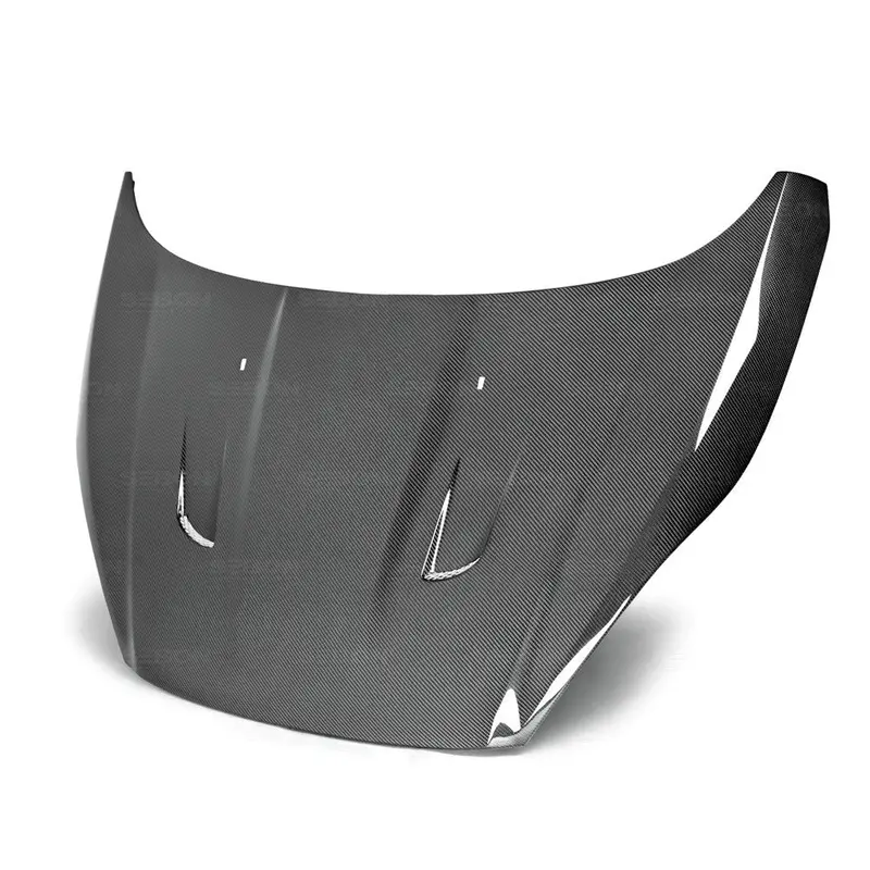 Seibon Tm Style Carbon Fiber Hood For 2014+ Fiesta St 1