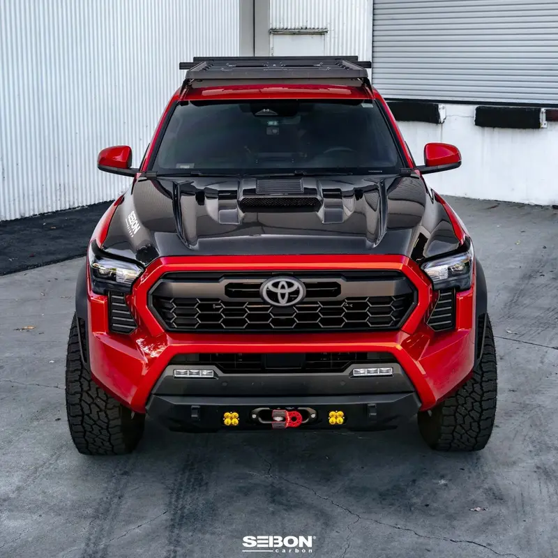 Seibon Tr-Style Carbon Fiber Hood – 2024–2025 Toyota Tacoma 2