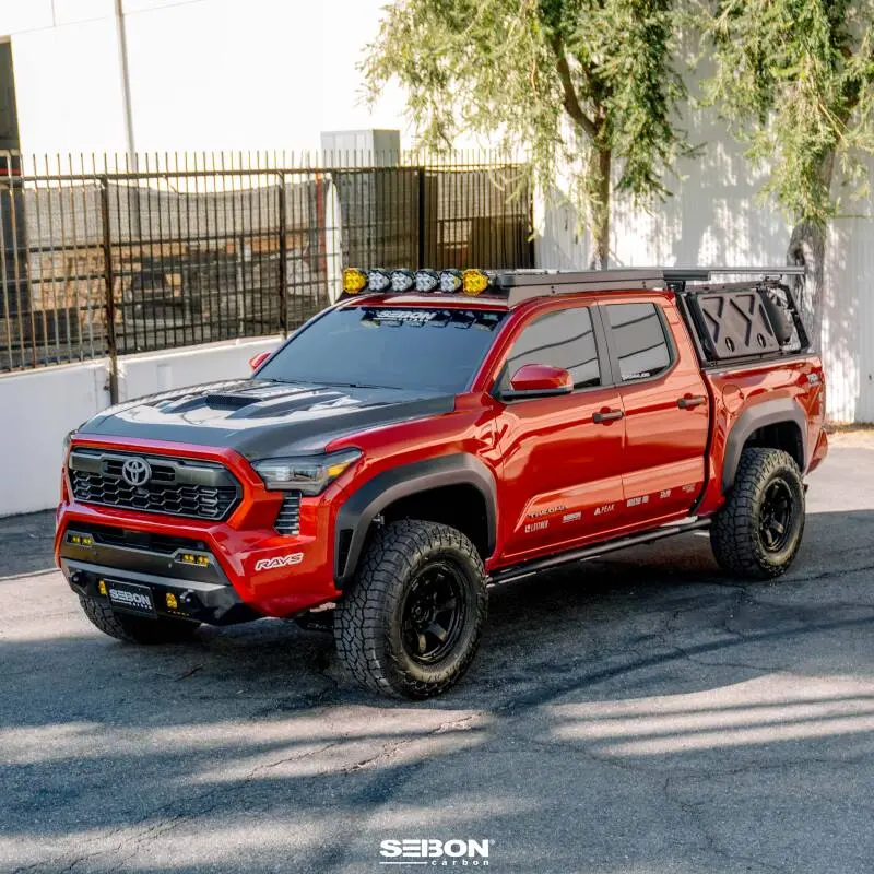 Seibon Ts-Style Carbon Fiber Hood – 2024–2025 Toyota Tacoma 2