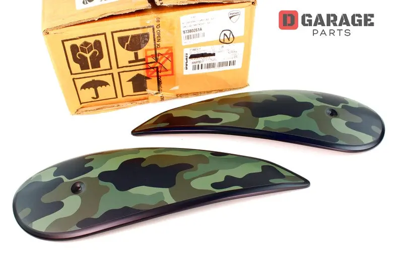 Set Cover Serbatoio Camouflage Destro Sinistro Ducati Scrambler 800 1