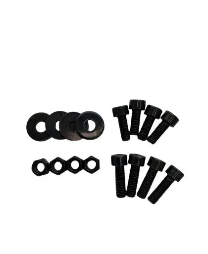 Sparco Seat Hardware Spacer Kit Bottom Mount - Black Zinc 1