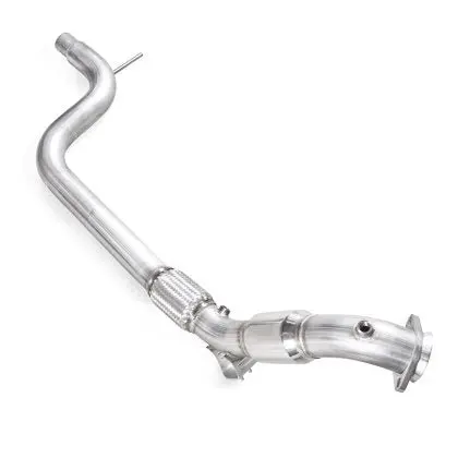 Stainless Works 2015-16 Mustang Downpipe 3In High-Flow Cats Factory Connection 1