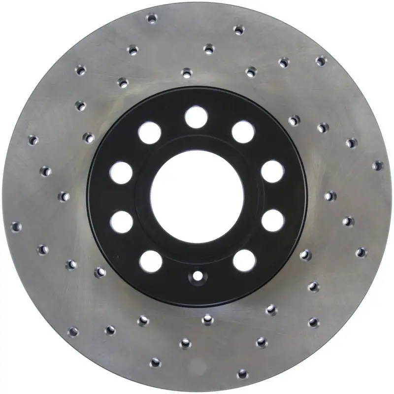 Stoptech 05-10 Vw Jetta (Exc Wagon) / 09-10 Jetta Wagon / 07-10 Rabbit Drilled Right Front Rotor 1