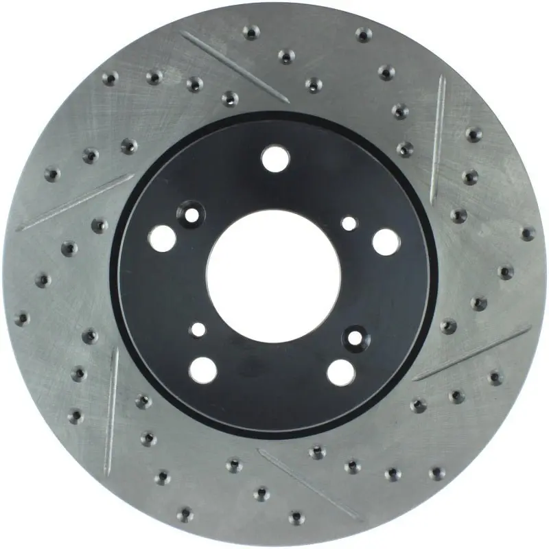 Stoptech 06-08 Civic Gx / 02-04 Cr-V / 98-02 Honda Accord V6 / 03-07 Accord 4 Cyl/V6 Mt Slotted & D 1