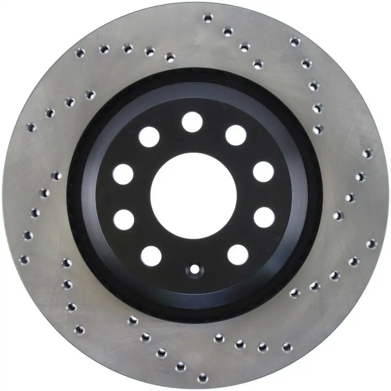 Stoptech 09-13 Vw Cc 3.6L Vr6 / 08-09 & 12 Golf R/Golf R32 Drilled Left Rear Rotor 1