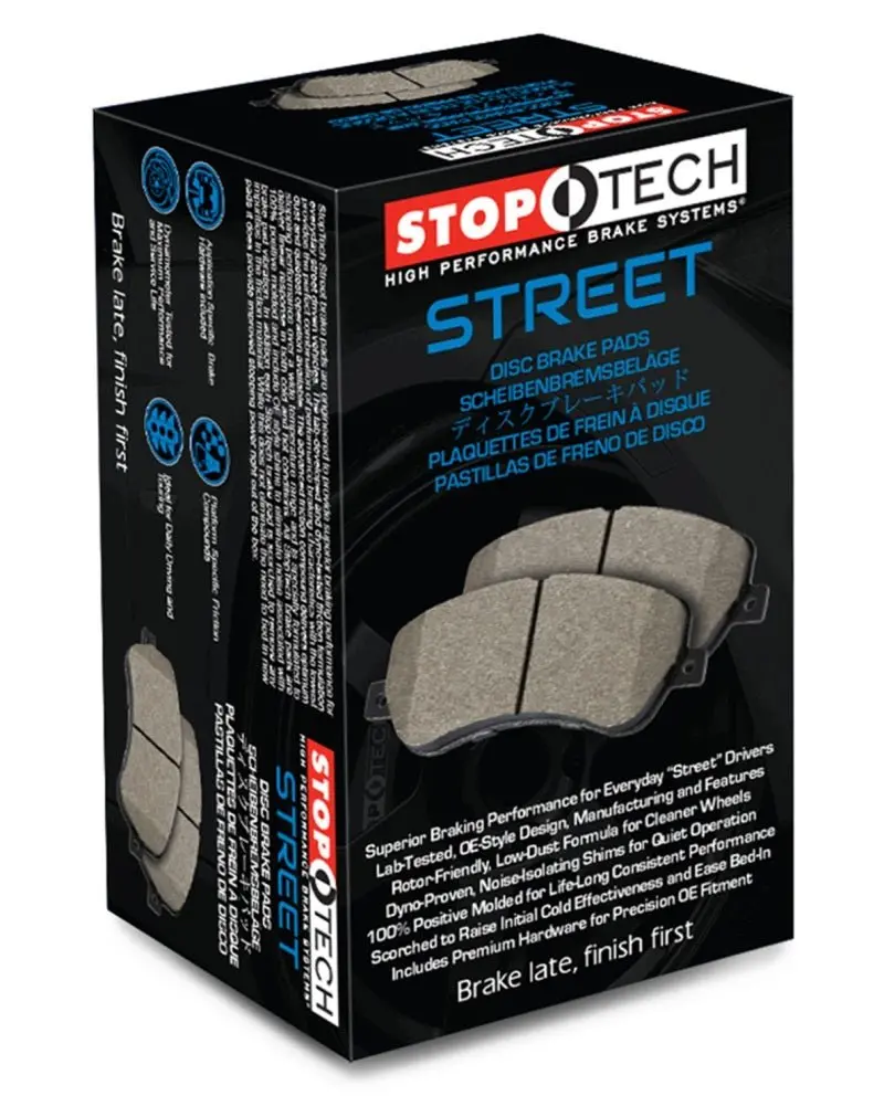 Stoptech 12-17 Hyundai Veloster Street Performance Rear Brake Pads 1