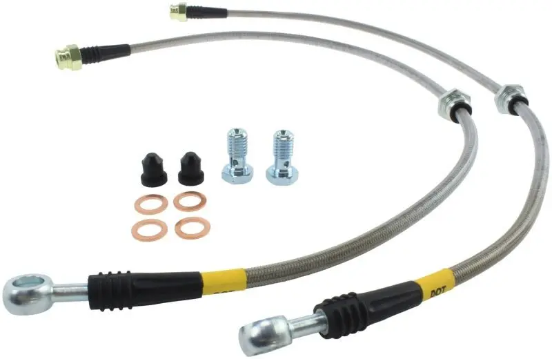 Stoptech 2015 Vw Golf (Mk7) Front Stainless Steel Brake Line Kit 1