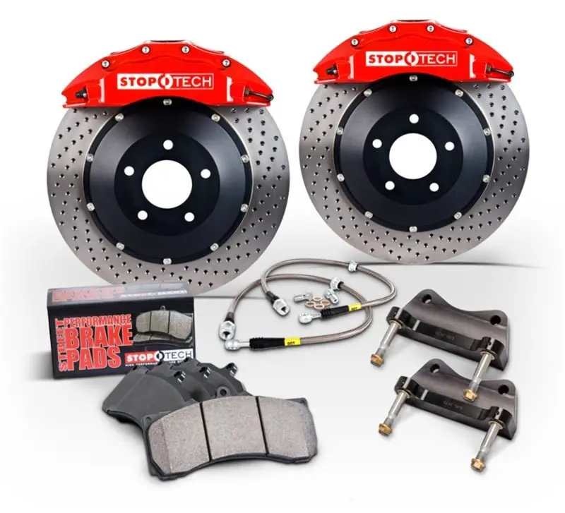 Stoptech 2015 Vw Gti Front Bbk W/ Trophy St-60 Caliper Slotted 355X32 2Pc Rotor 1