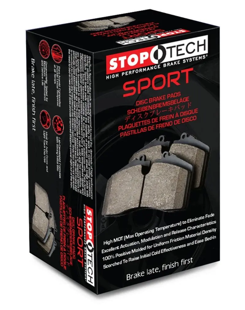 Stoptech Performance 08-13 Audi S3 Rear Brake Pads 1