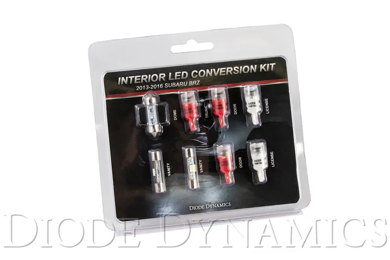 Subaru Brz Interior Kit Stage 1 Red Diode Dynamics 1