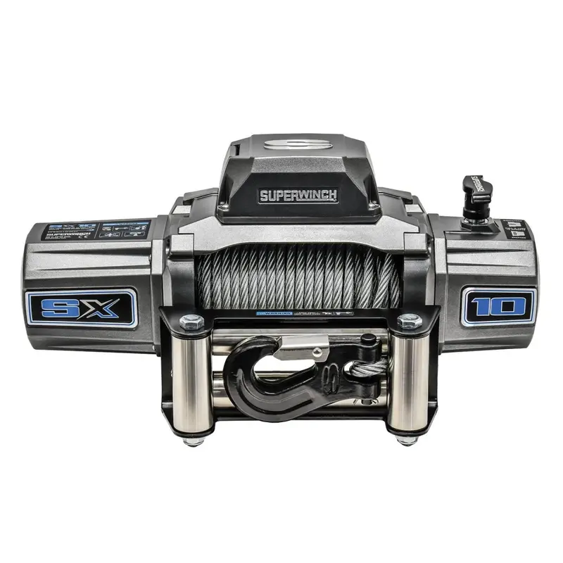 Superwinch 10000 Lbs 12 Vdc 3/8In X 85Ft Wire Rope Sx 10000 Winch 1