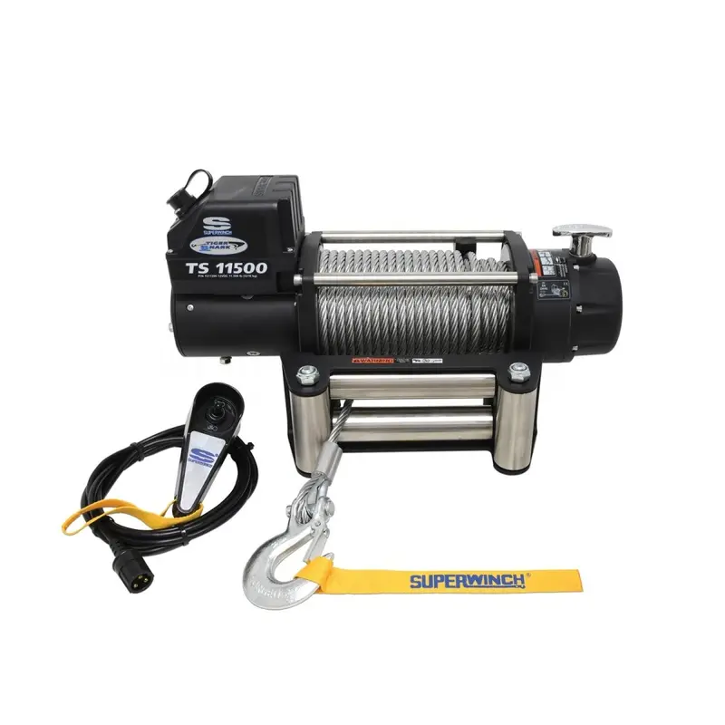 Superwinch 11500 Lbs 12 Vdc 3/8In X 84Ft Steel Rope Tiger Shark 11500 Winch 1