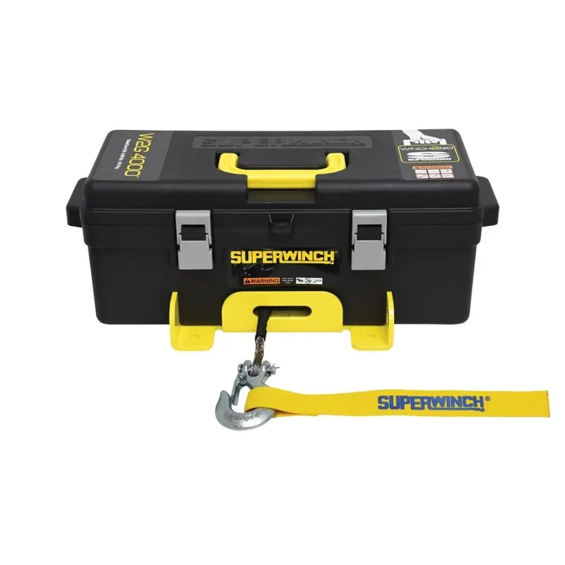 Superwinch 4000 Lbs 12 Vdc 3/16In X 50Ft Synthetic Rope Winch2go 1