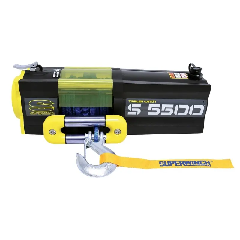 Superwinch 5500 Lbs 12 Vdc 1/4In X 60Ft Synthetic Rope S5500 Winch 1
