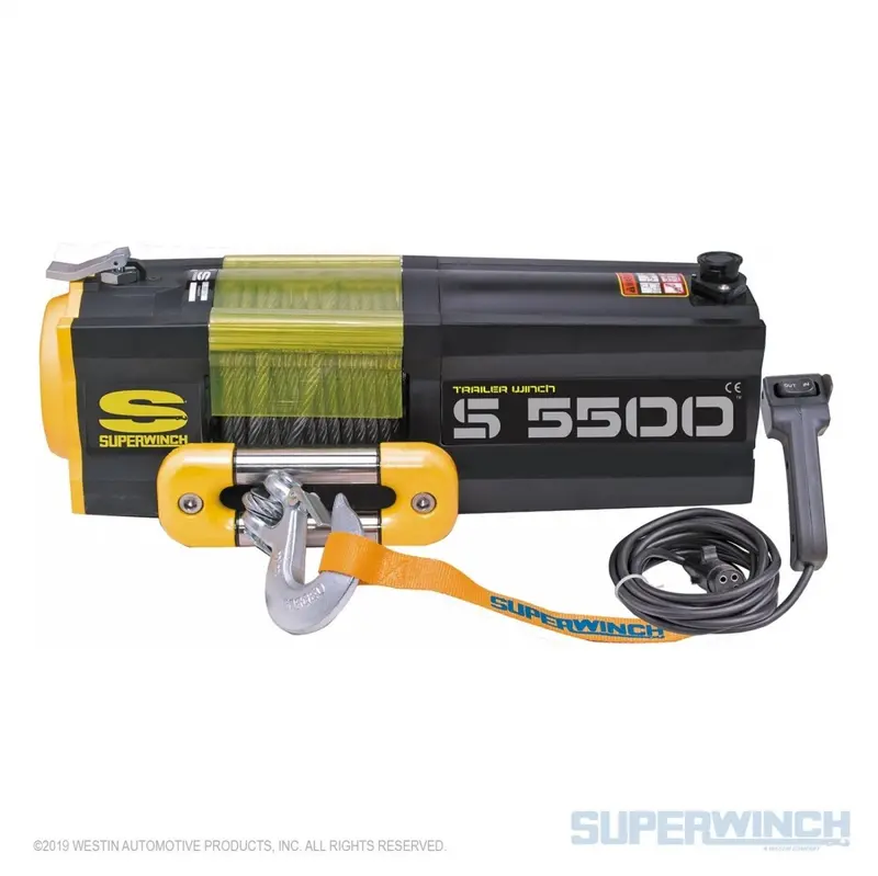 Superwinch 5500 Lbs 12 Vdc 7/32In X 60Ft Steel Rope S5500 Winch 1