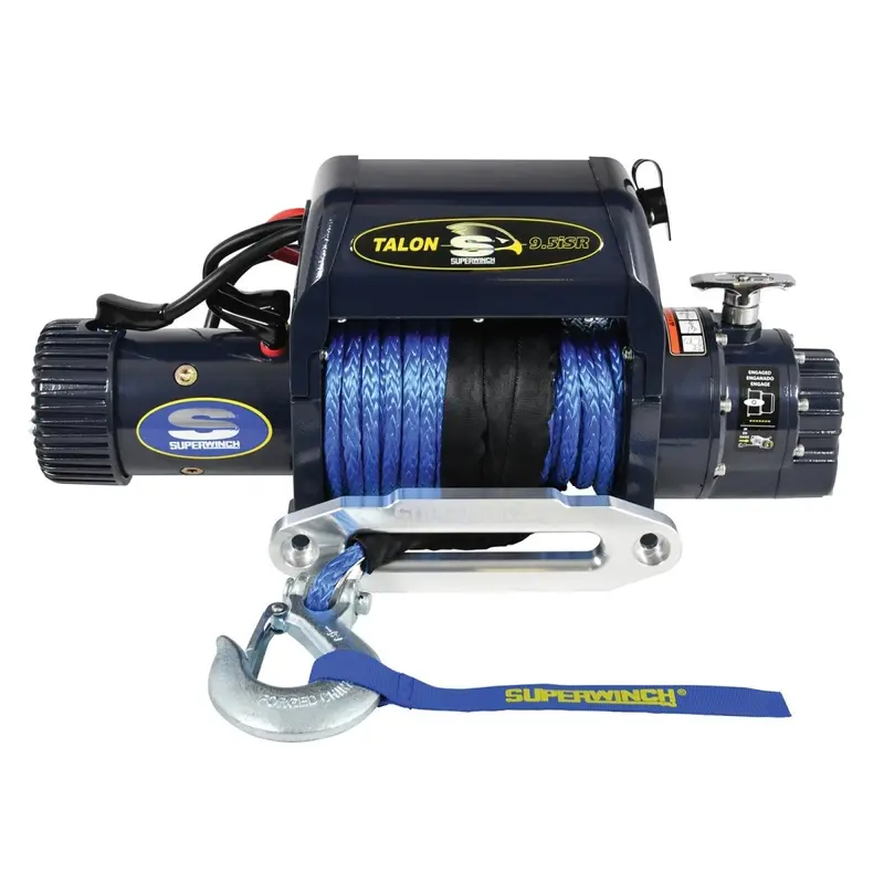 Superwinch 9500 Lbs Integrated 12 Vdc 3/8In X 80Ft Synthetic Rope Talon 9.5Isr Winch 1