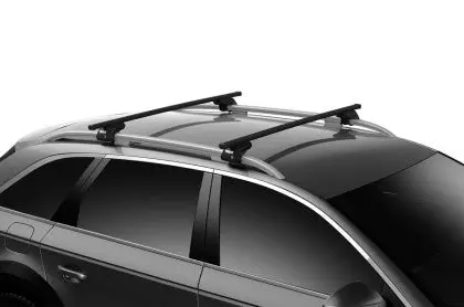 Thule Squarebar 135 Load Bars For Evo Roof Rack System (2 Pack / 53In.) - Black 1
