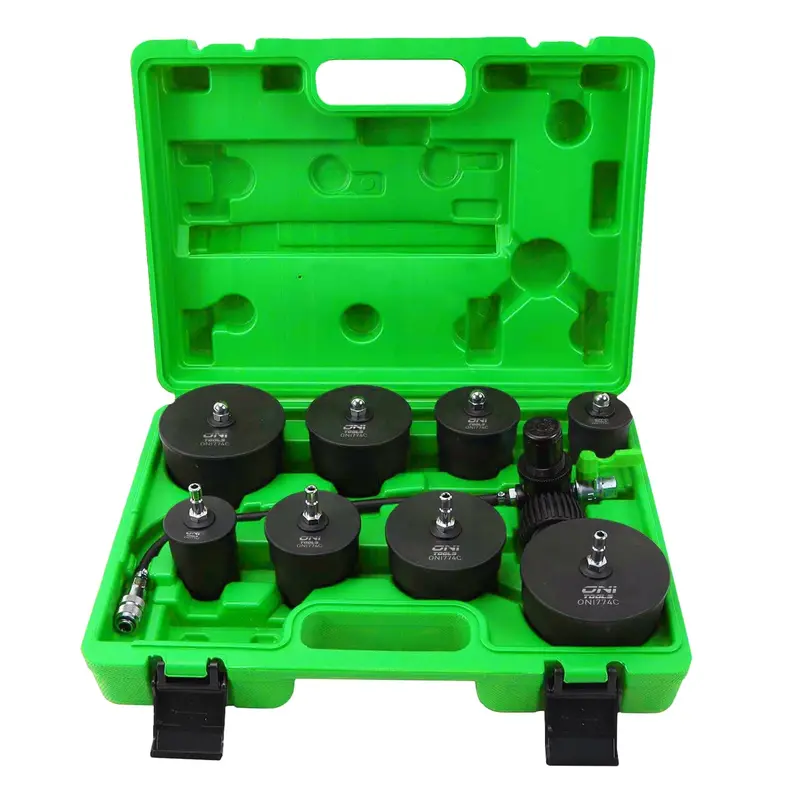 Universal Turbo Boost Leak Tester Kit, 9-Piece (35–90 Mm) For Turbocharged Cars & Light Trucks Alt 1