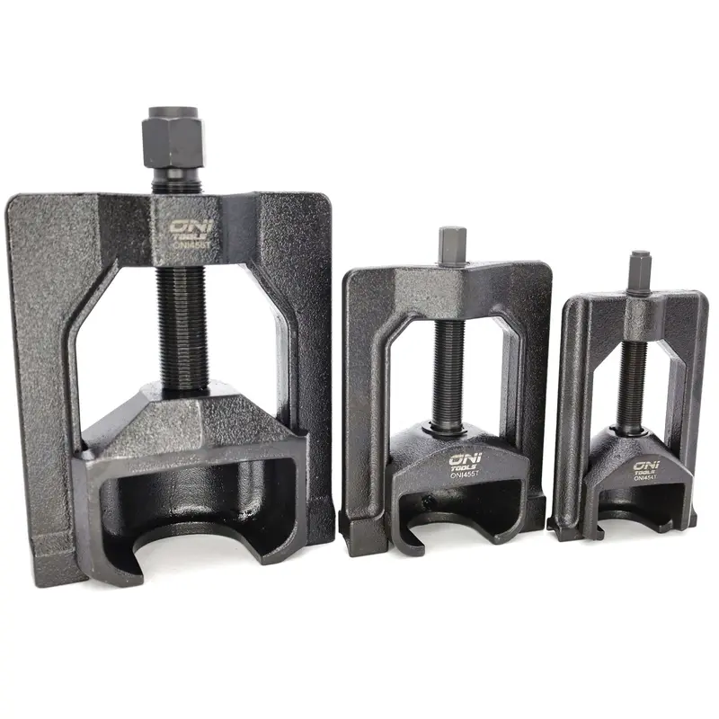 Universal U Joint Puller Tool Master Set For Class 1-8 Heavy Medium & Light Duty Trucks, Buses, Cars And Ag Equipment Using Spicer Drivelines Meritor Rockwell Rpl Spl With 1" To 2.2" Bearing Cups 1