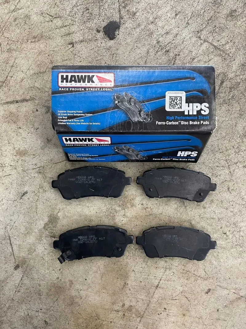 *Used*Hawk 11 Ford Fiesta S/Se/Sl Hps Front Street Brake Pads 1