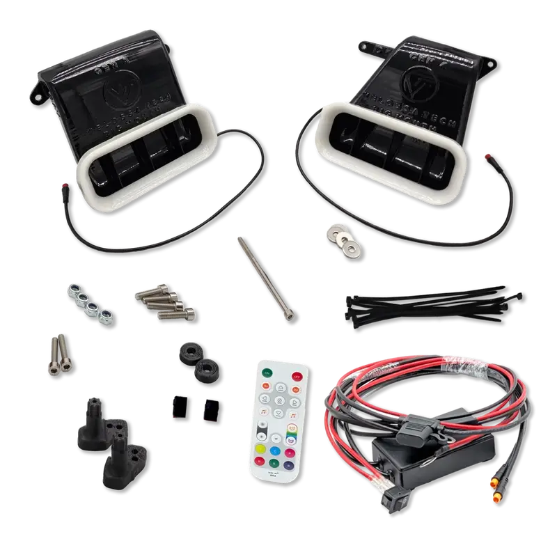 Velossa Tech Big Mouth Lit Kit Ram Air Intake Snorkel – 2022+ Ford Maverick 1