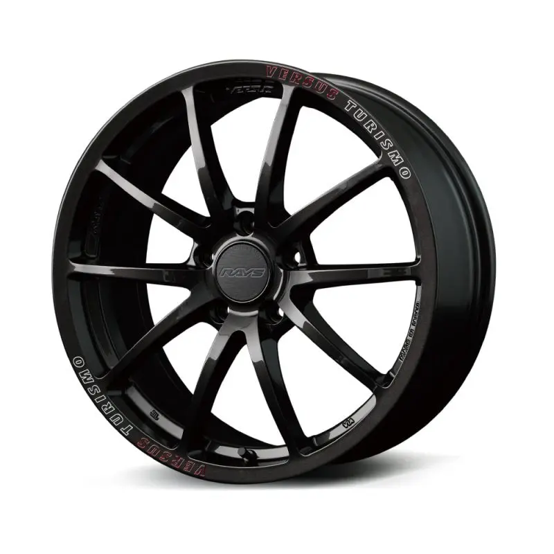 Versus Vt125s 19X8.0 +42 5-108 Super Dark Gunmetal/Mc/Rap (Red Clear) 1