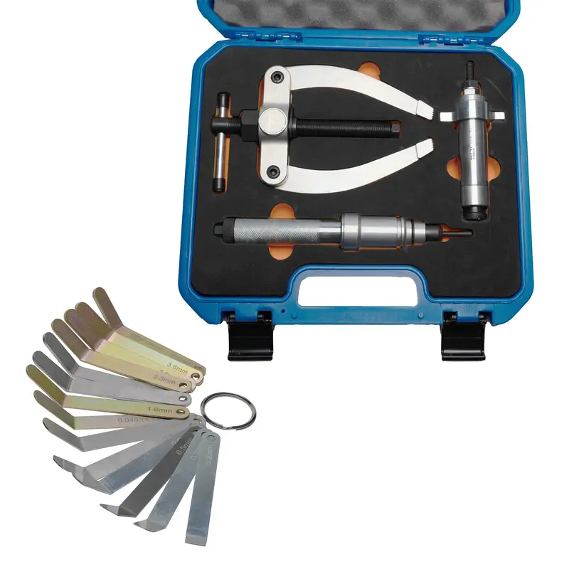 Volvo And Mack Injector Cup Remover/Installer Kit Oem For 9986174 / 88800387 And Feeler Gauge And Jake Brake Tools Oem For 88880053 / 88880052 / 85111377 1