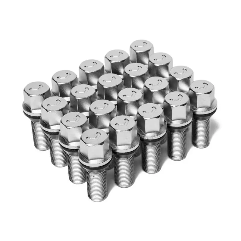 Vossen 14X1.5 Lug Bolt Set – 30Mm Length, Cone Seat, Silver – Fits Mk8 Gti (Set Of 20) 1