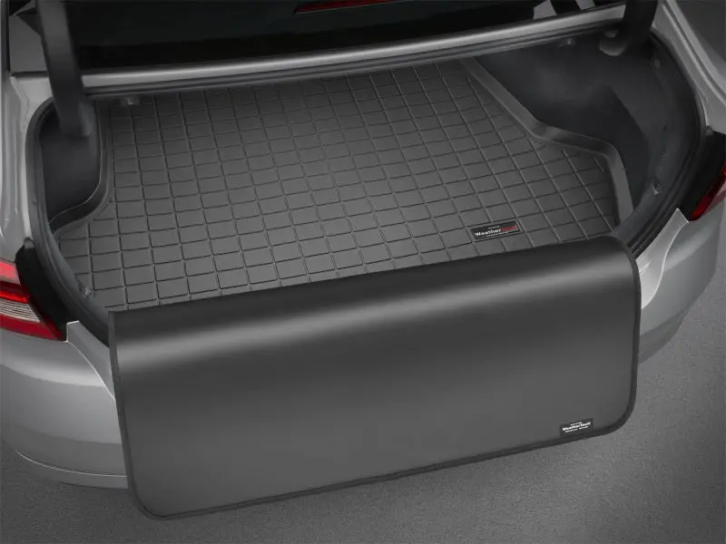 Weathertech 17+ Honda Civic Hatchback Cargo Liners W/Bumper Protector - Grey (Sport Trim Level Only) 1