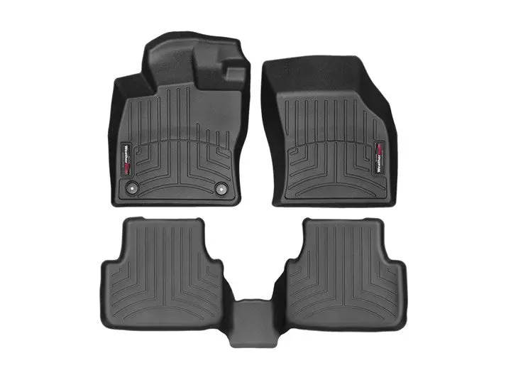 Weathertech 2019+ Volkswagen Jetta Front And Rear Floorliners - Black (Automatic Trans Only) 1