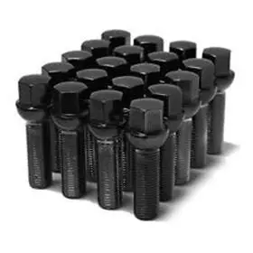 Wheel Mate Mevius Lug Bolt Set Of 20 - Black 14X1.50 27Mm Cone 60 Deg Tap 1