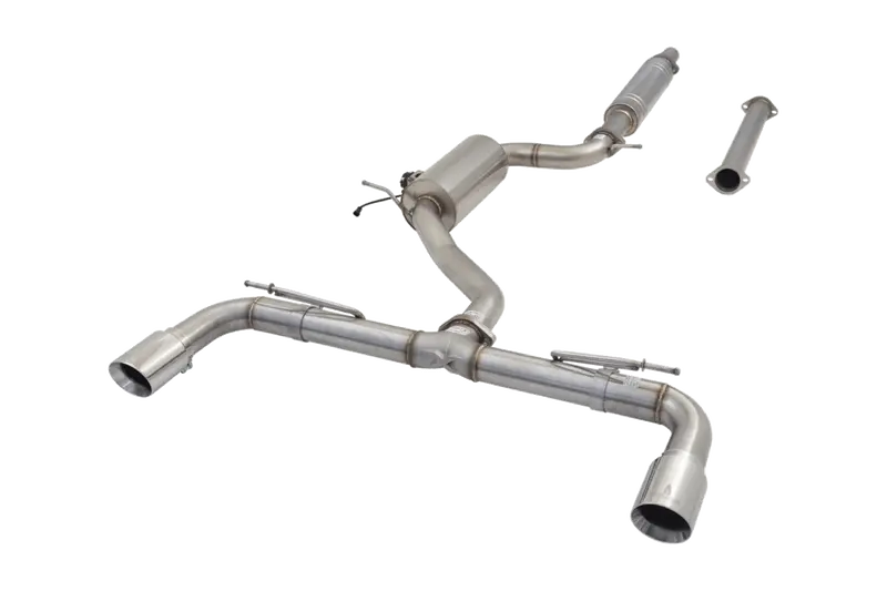 Xforce Vw Golf Gti Mk 7 To 8 Cat Back Exhaust System With Varex Valved Muffler Mk7 /Mk7.5 (13-21) Mk8 (21-On) 1
