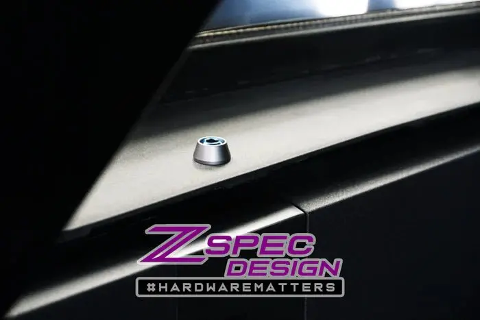 Zspec Design Interior Dress-Up Fastener Kit For 21+ Ford Bronco 2.7L, Titanium & Billet 1
