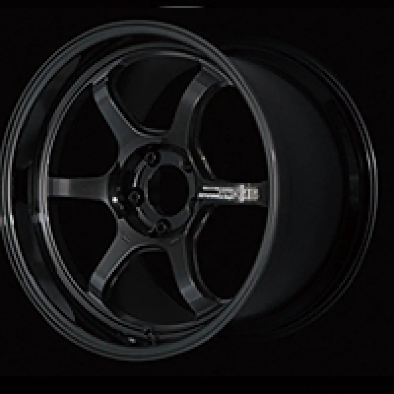 Advan R6 Racing Wheel – 18×9.0 Inches, +25 Offset, 5×114.3 Bolt Pattern, Titanium Black Finish 1