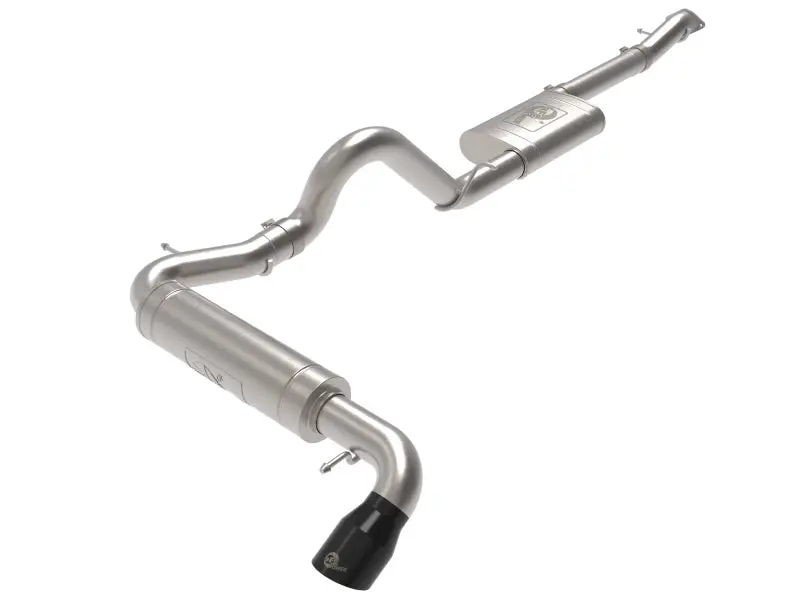 Afe Apollo Gt Cat-Back Exhaust For 2021 Ford Bronco – 3-Inch 409 Stainless Steel, Compatible With 2.3L Turbo And 2.7L Twin-Turbo Engines, Black Tip 1