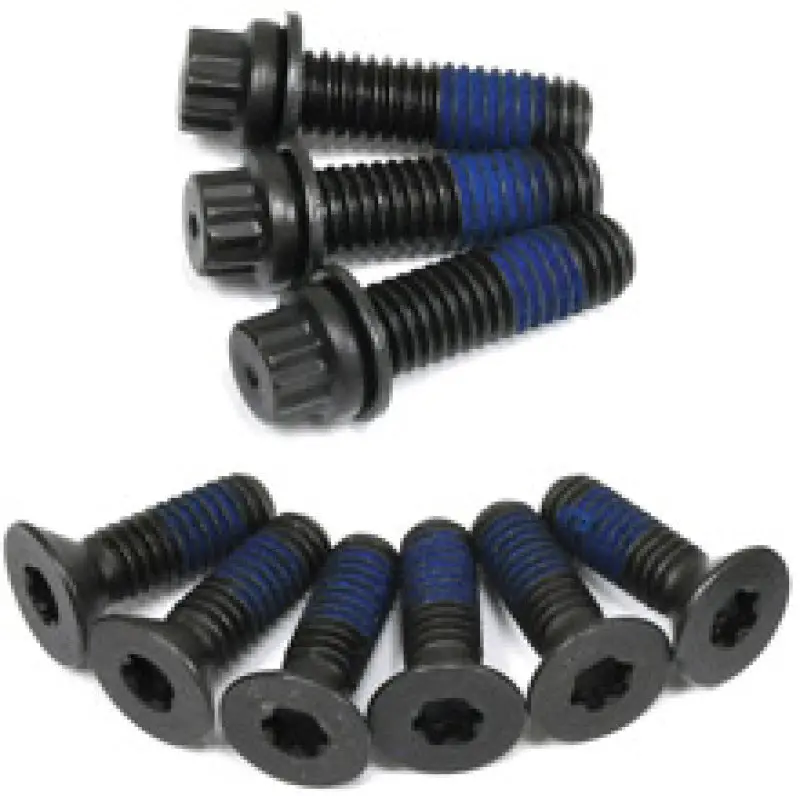 Ati Damper Bolt Pack - Ls Y Body - 6 - 5/16 - 18X1 & 3 - 3/8 - 16X1 1/4 - Aluml Flat Head - 9 Bolts 1