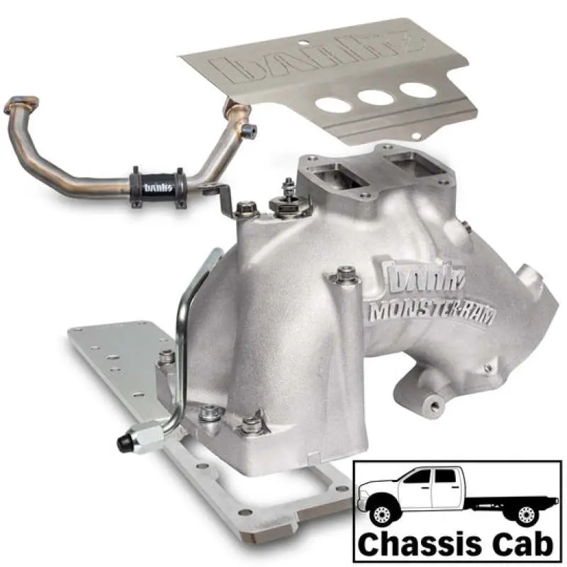 Banks Power 19-24 Ram 3500/4500/5500 6.7L Diesel Monster-Ram Intake System W/Fuel Line - Natural 1