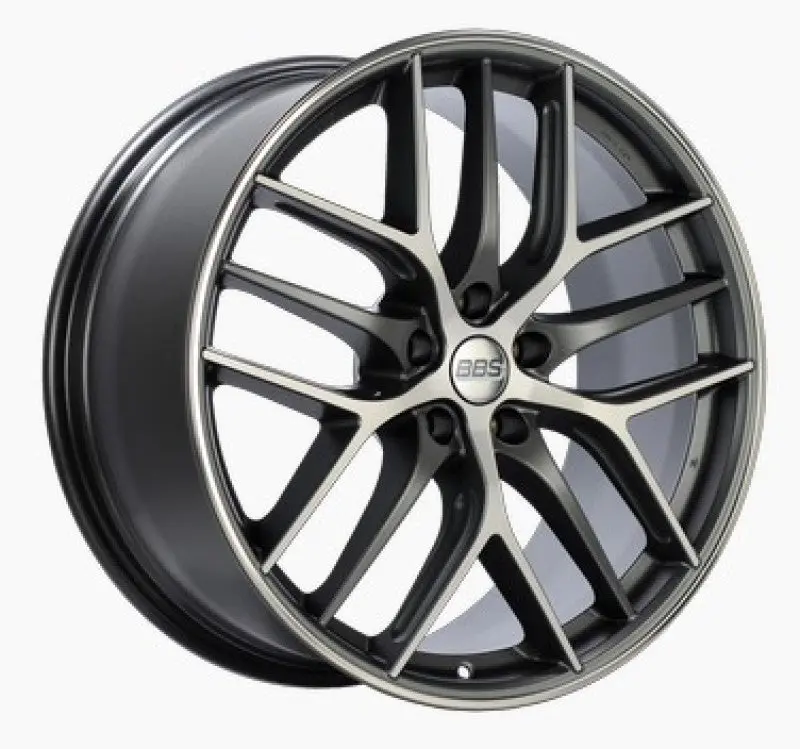 Bbs Cc-R Satin Graphite Diamond-Cut 19X8.5-Inch Wheel – 5X120Mm, Et35, 82Mm Hub Bore, Rim Protector Included 1
