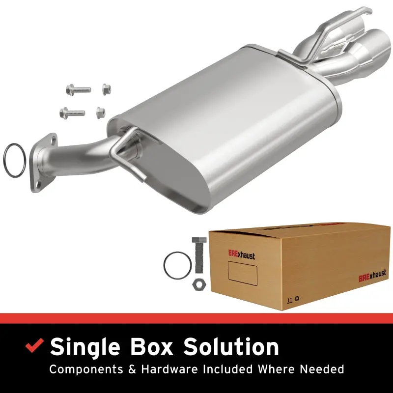 Bre Exhaust Muffler Kit For 2006–2008 Infiniti M35 (3.5L V6) 1