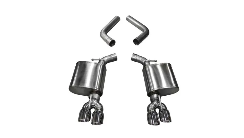 Corsa Sport Axle-Back Exhaust System For 2015–2019 Dodge Challenger 6.4L & 2017–2019 5.7L – Polished, 3.5-Inch Tips 1