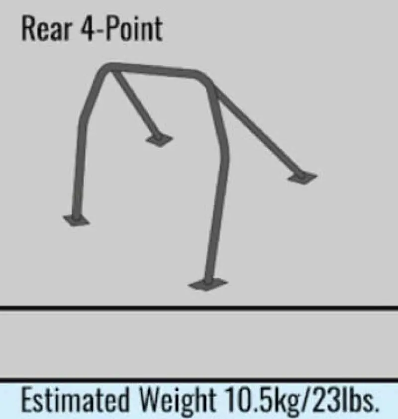 Cusco Chromoly 4-Point Roll Cage With Harness Bar For 2016+ Mazda Miata Nd (Nd5Rc) 1