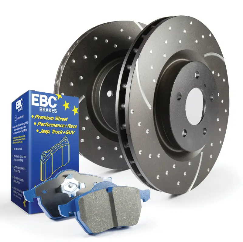 Ebc S6 Performance Brake Kit – Bluestuff Pads With Gd Series Rotors 1