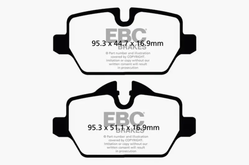 Ebc Ultimax2 Rear Brake Pads For 2010–2015 Mini Countryman 1.6 Cooper 1